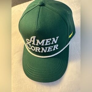 Masters Golf Amen Corner hat. Purchased at Augusta National